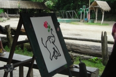Thailand Elephant Camp Chiang Mai Painting