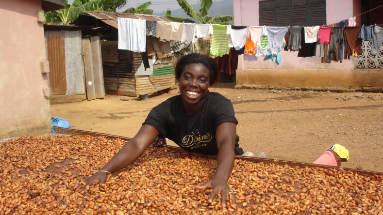 Beatrice Asante of Divine Chocolate in Ghana