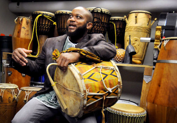 Edi Qbordzi Drummer from Ghana