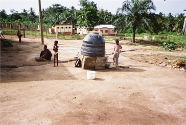 Ghana Volunteer Kaitlyn Scott Water Tank