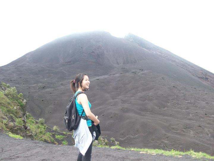 Marissa Hiking Pacaya Volcano in Guatemala