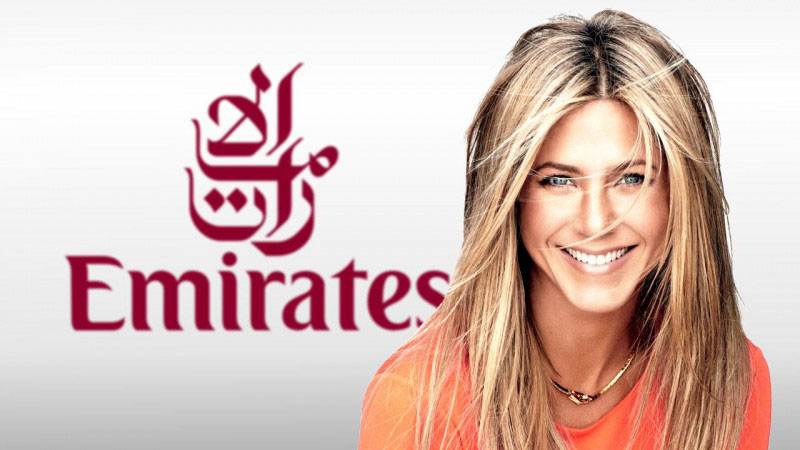 Jennifer Aniston for Emirates
