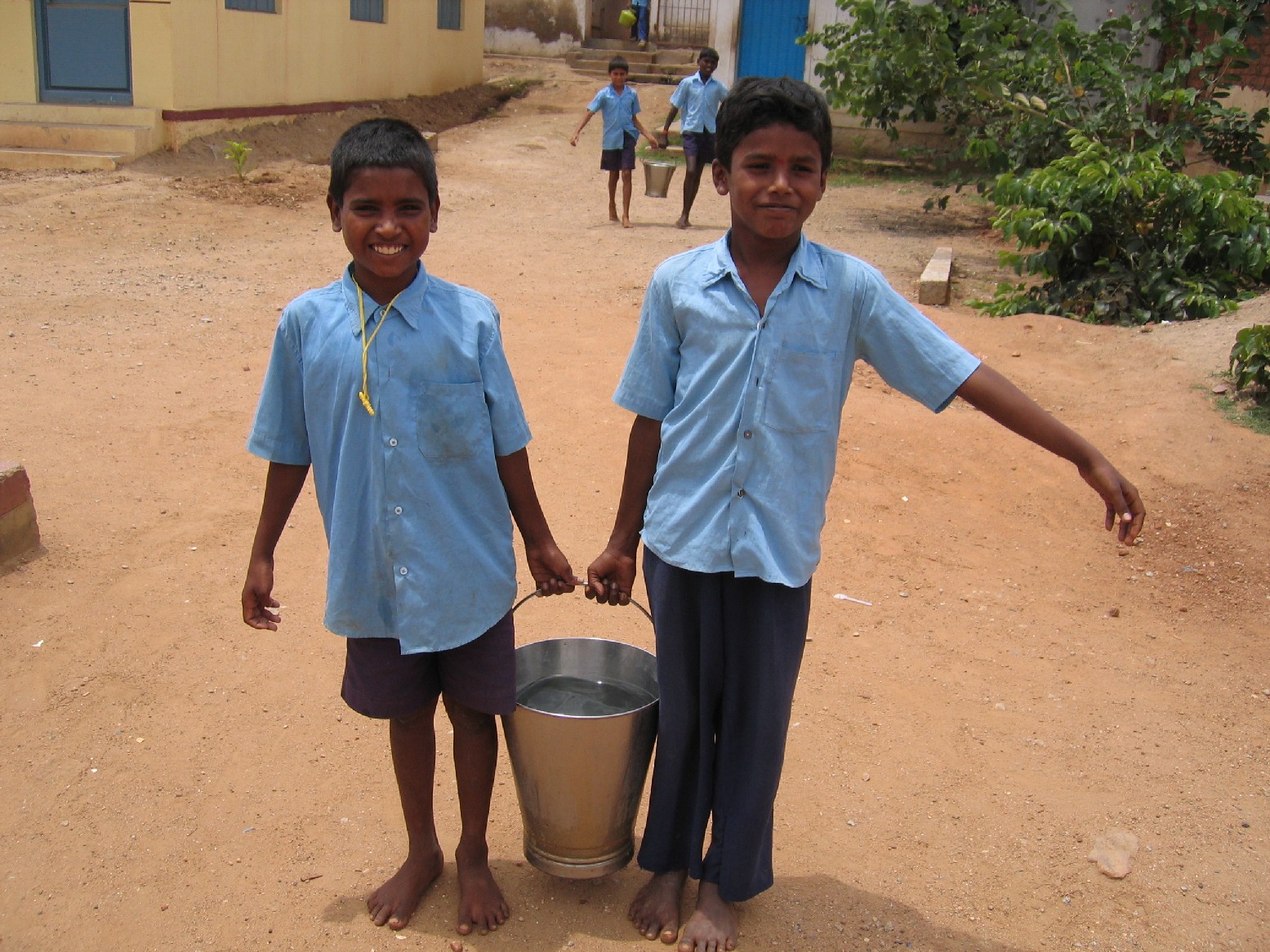 Kengeri School - Water - Volunteering Bangalore India